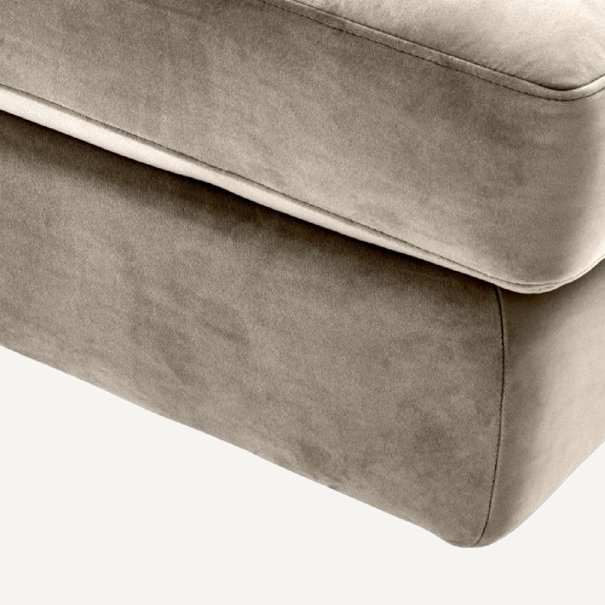 Module central modulable en velours greige | Eichholtz Dean | REMO-HOME, mobilier et décoration d'intérieur