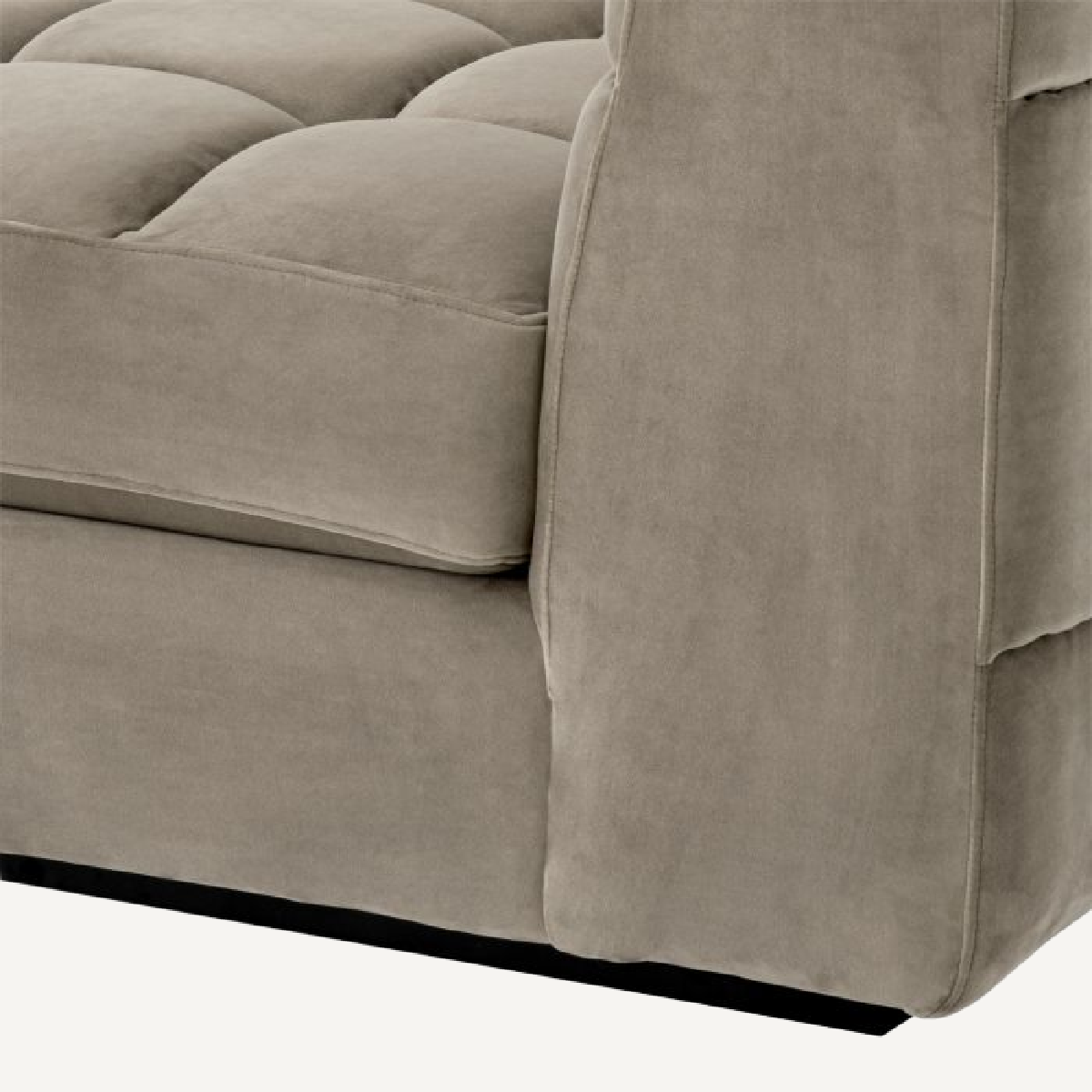 Module central modulable en velours greige | Eichholtz Dean | REMO-HOME, mobilier et décoration d'intérieur