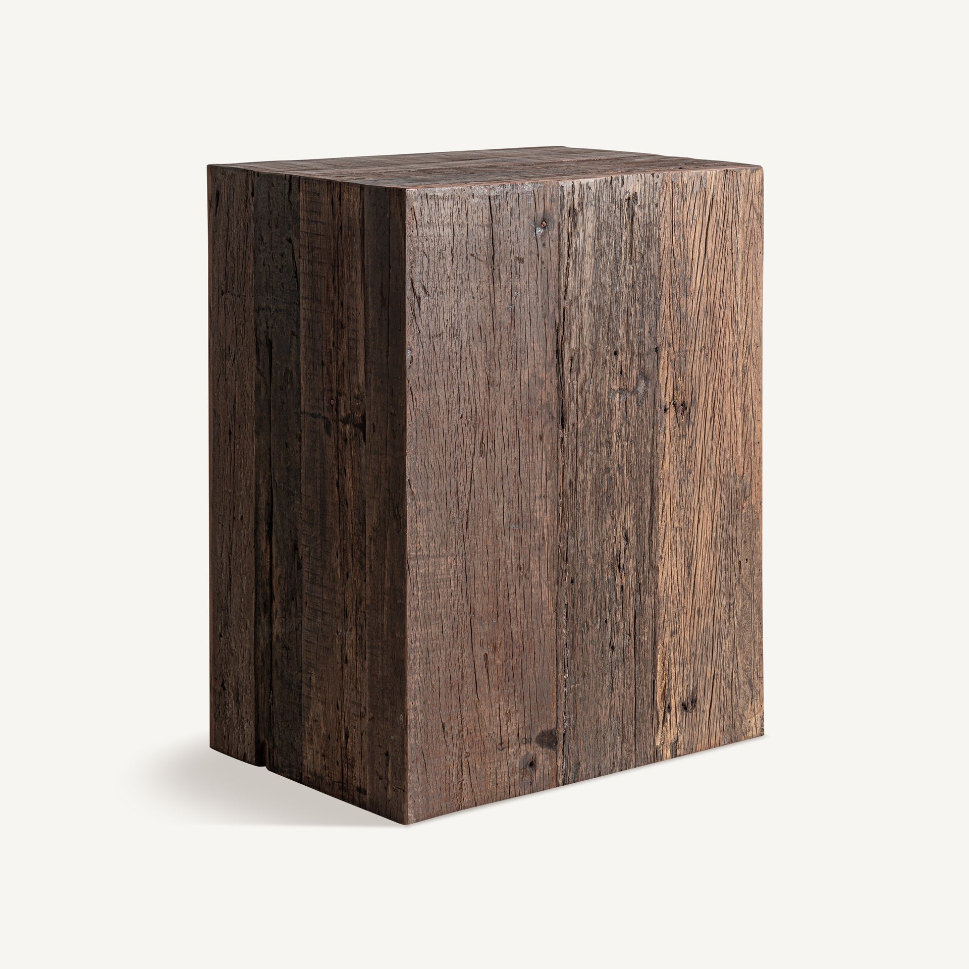 Module comptoir de bar bois récupéré marron 90 cm | VICAL Landshut | REMO-HOME, mobilier design et décoration d'intérieur