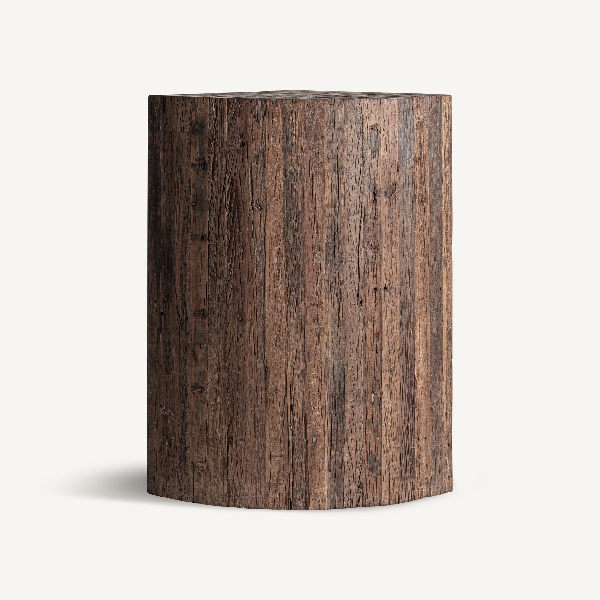 Module comptoir de bar courbé bois récupéré | VICAL Landshut | REMO-HOME, mobilier design et décoration d'intérieur