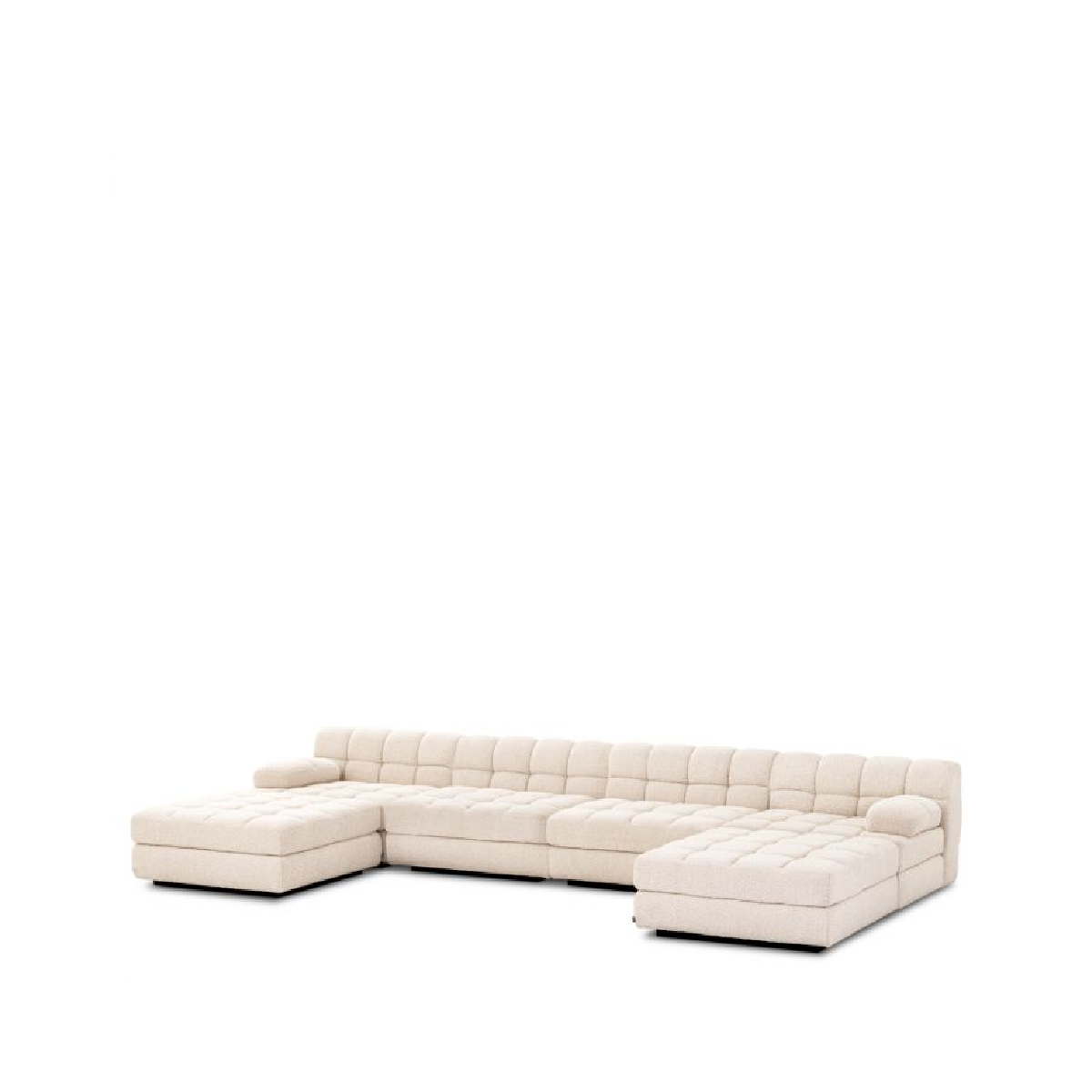 Module d'angle droit bouclé crème | Eichholtz Dean | REMO-HOME, mobilier et décoration d'intérieur