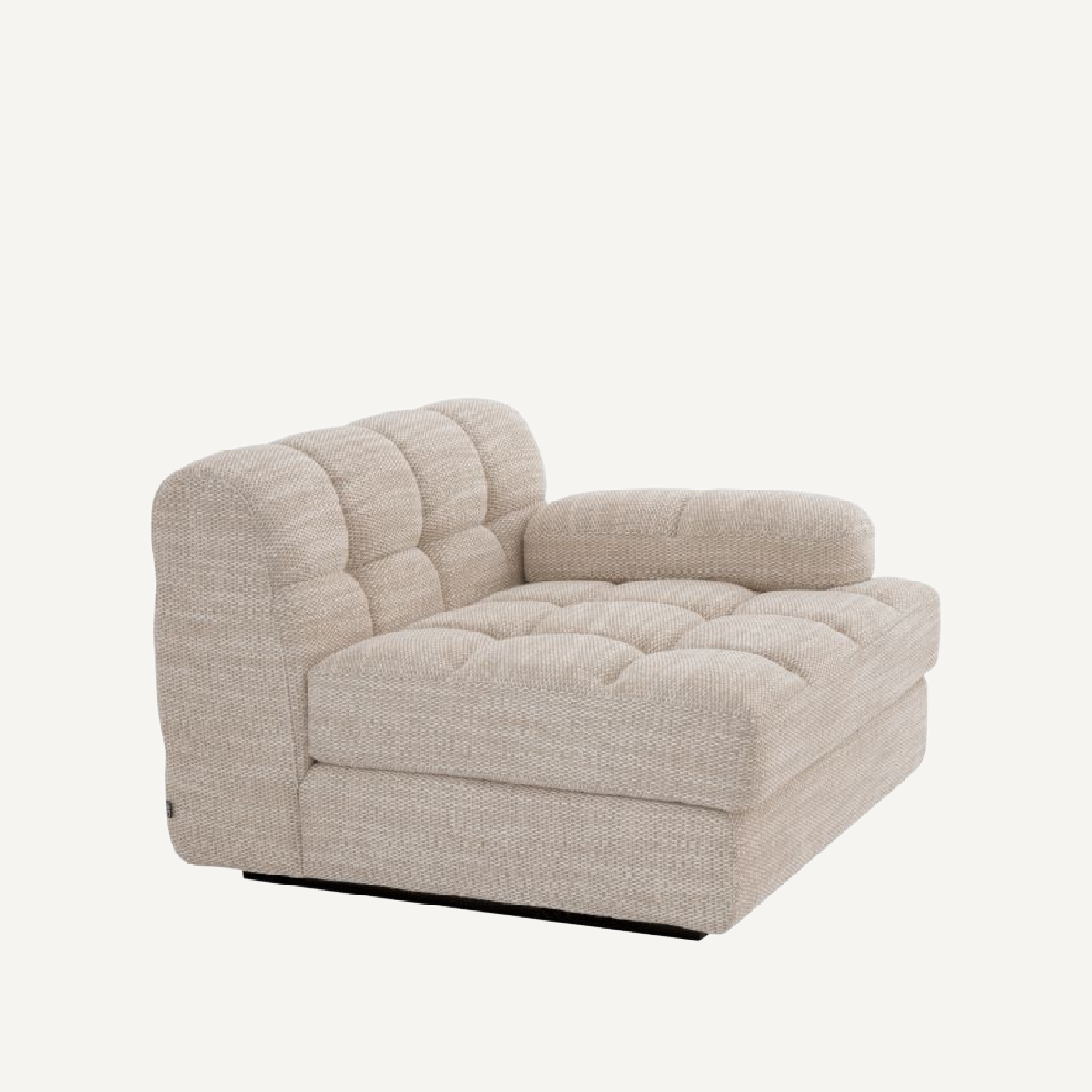 Module d'angle droit en tissu sable | Eichholtz Dean | REMO-HOME, mobilier et décoration d'intérieur