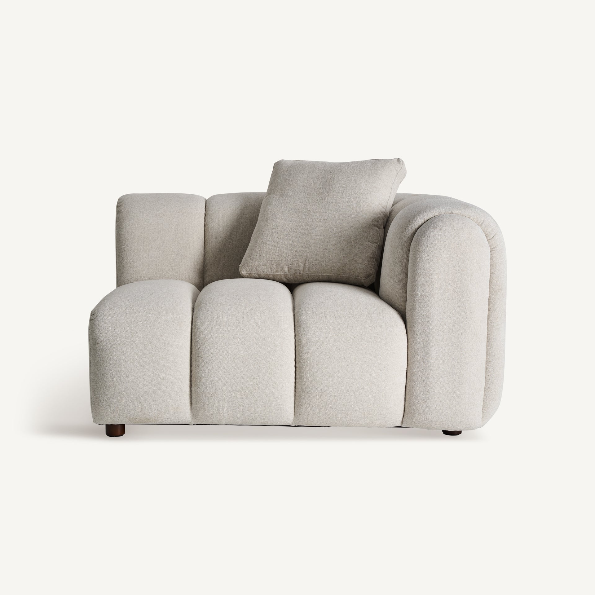 Module d'angle gauche canapé modulable gris | VICAL Dortan | REMO-HOME, mobilier design et décoration d'intérieur