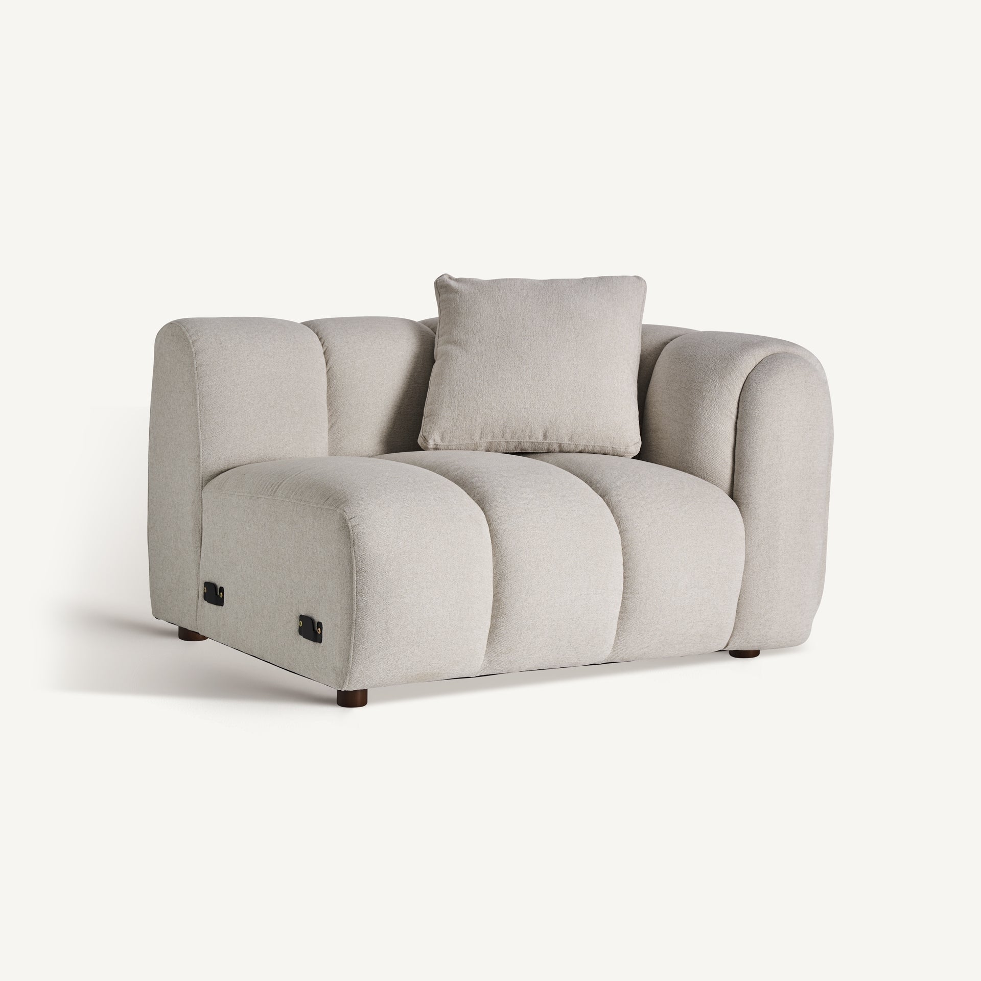 Module d'angle gauche canapé modulable gris | VICAL Dortan | REMO-HOME, mobilier design et décoration d'intérieur