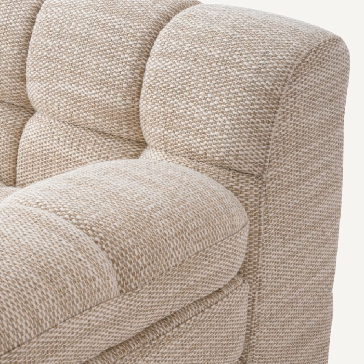 Module d'angle gauche en tissu sable | Eichholtz Dean | REMO-HOME, mobilier et décoration d'intérieur