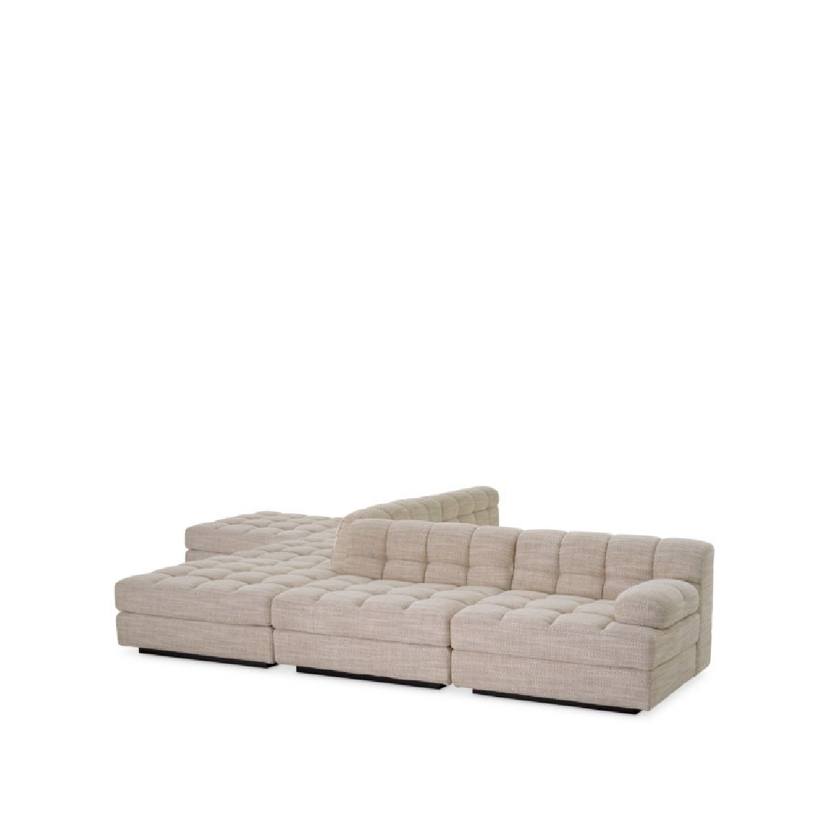 Module d'angle gauche en tissu sable | Eichholtz Dean | REMO-HOME, mobilier et décoration d'intérieur