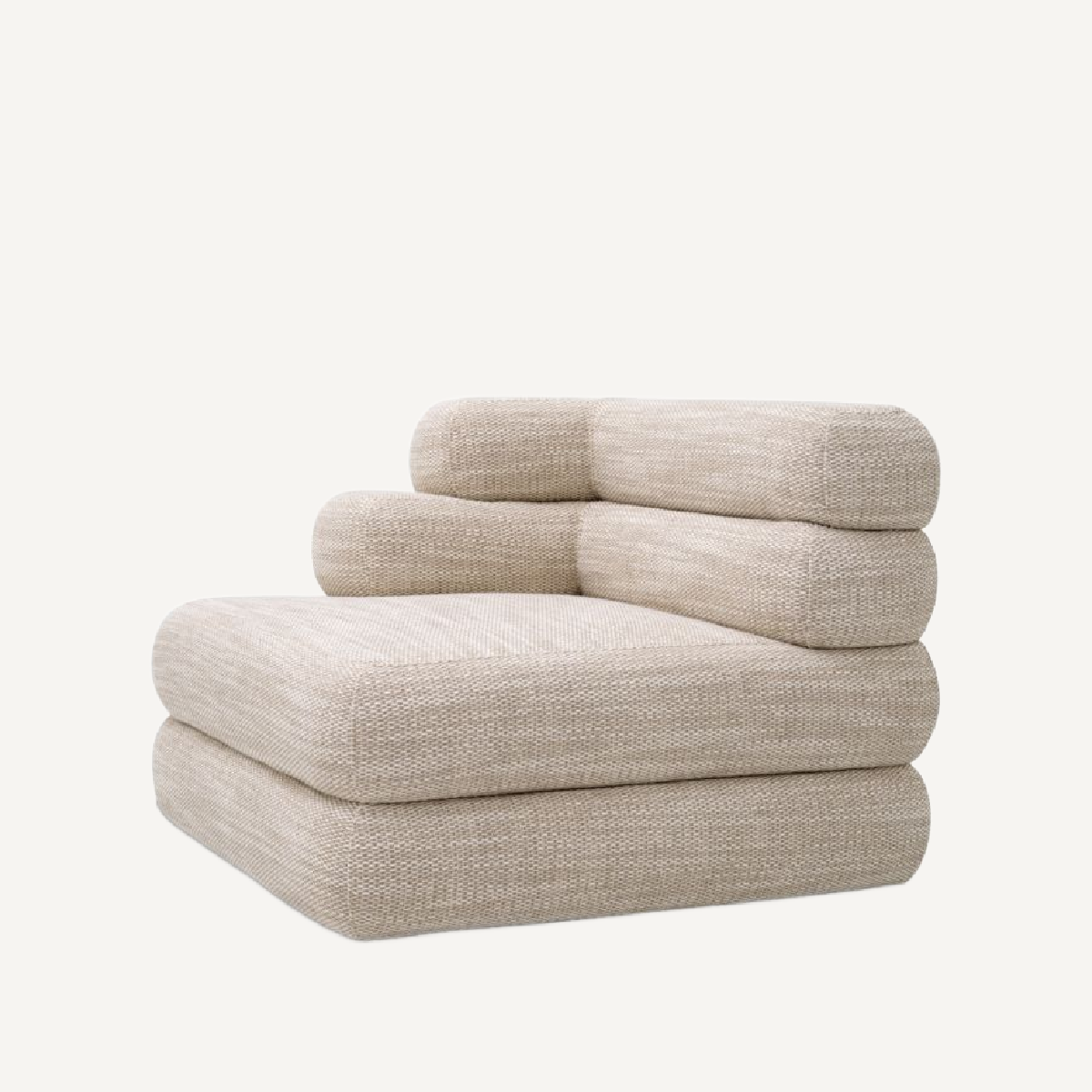 Module d'angle gauche modulable en tissu sable | Eichholtz Malaga | REMO-HOME, mobilier et décoration d'intérieur