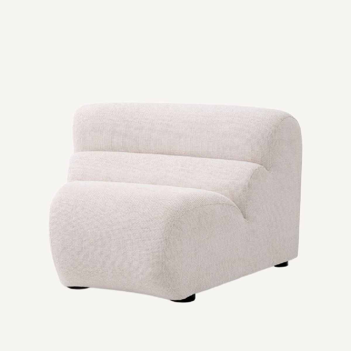 Module d'angle intérieur tissu blanc cassé | Eichholtz Lindau | REMO-HOME, mobilier et décoration d'intérieur