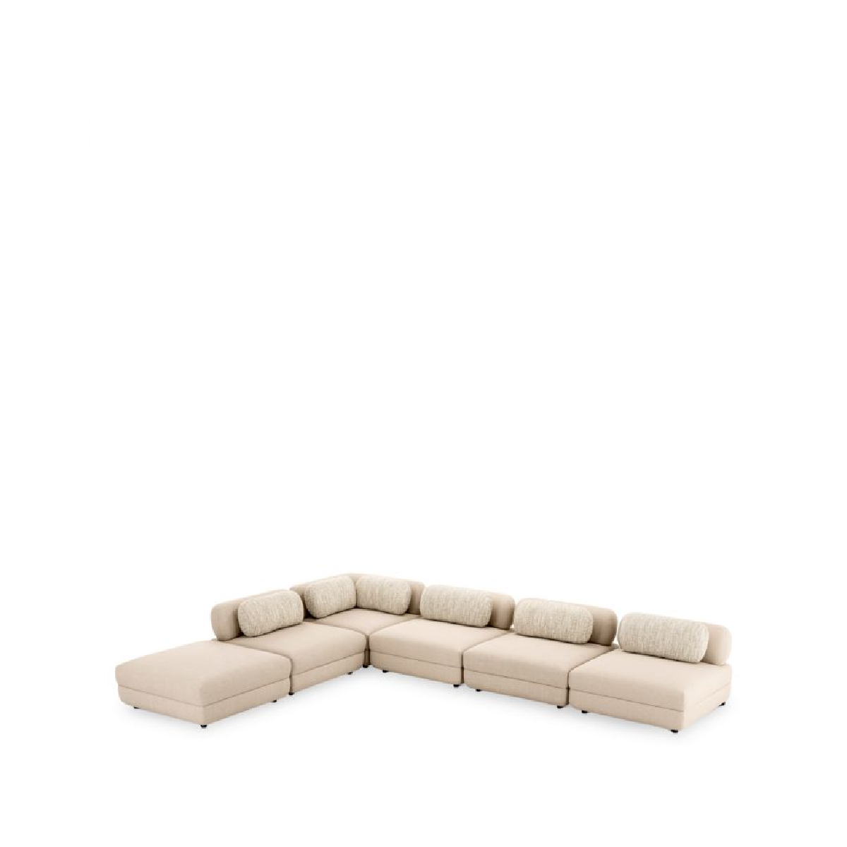 Module d'angle modulable en tissu sable | Eichholtz Paulo | REMO-HOME, mobilier et décoration d'intérieur