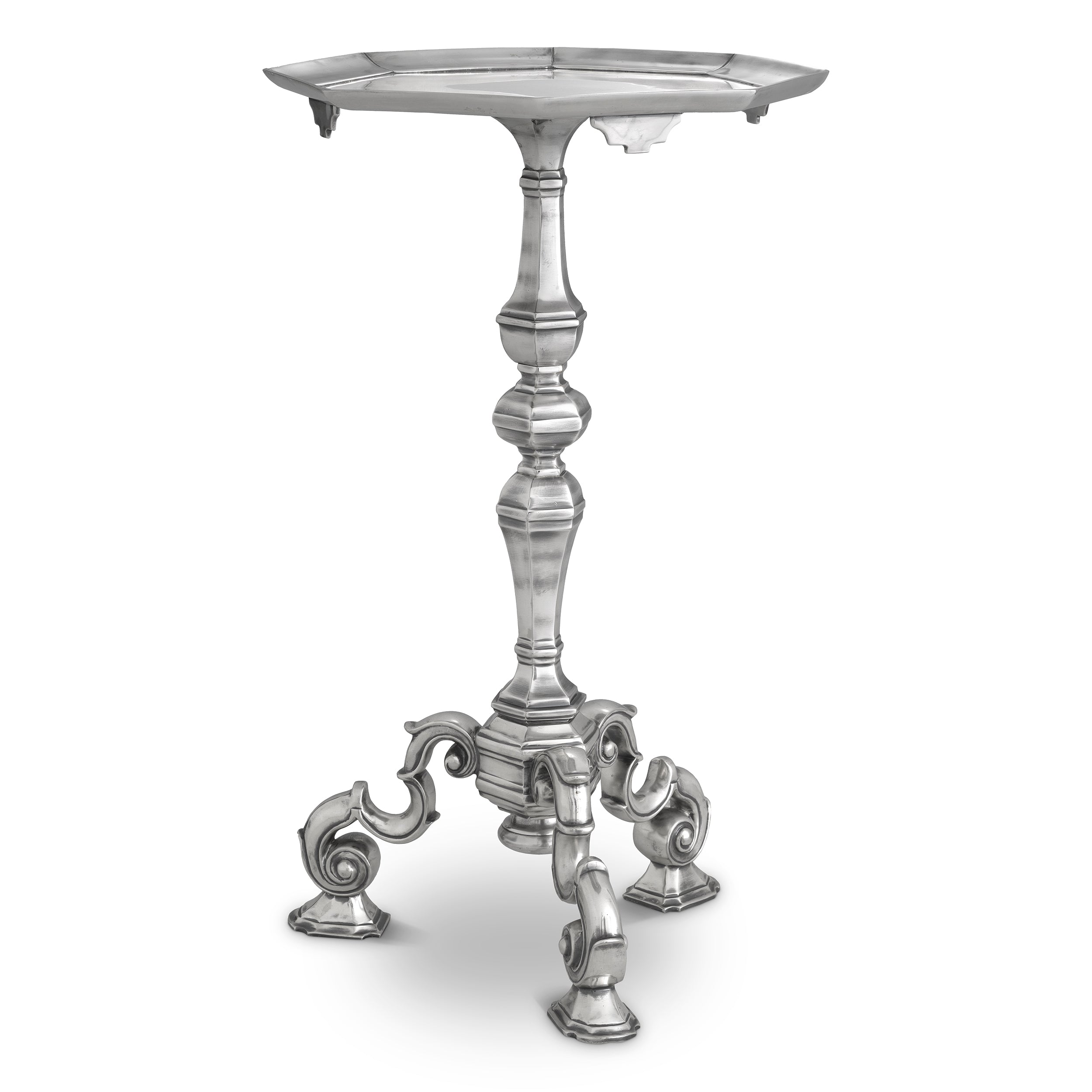 Table d'appoint design en antique silver plated | Eichholtz Verney