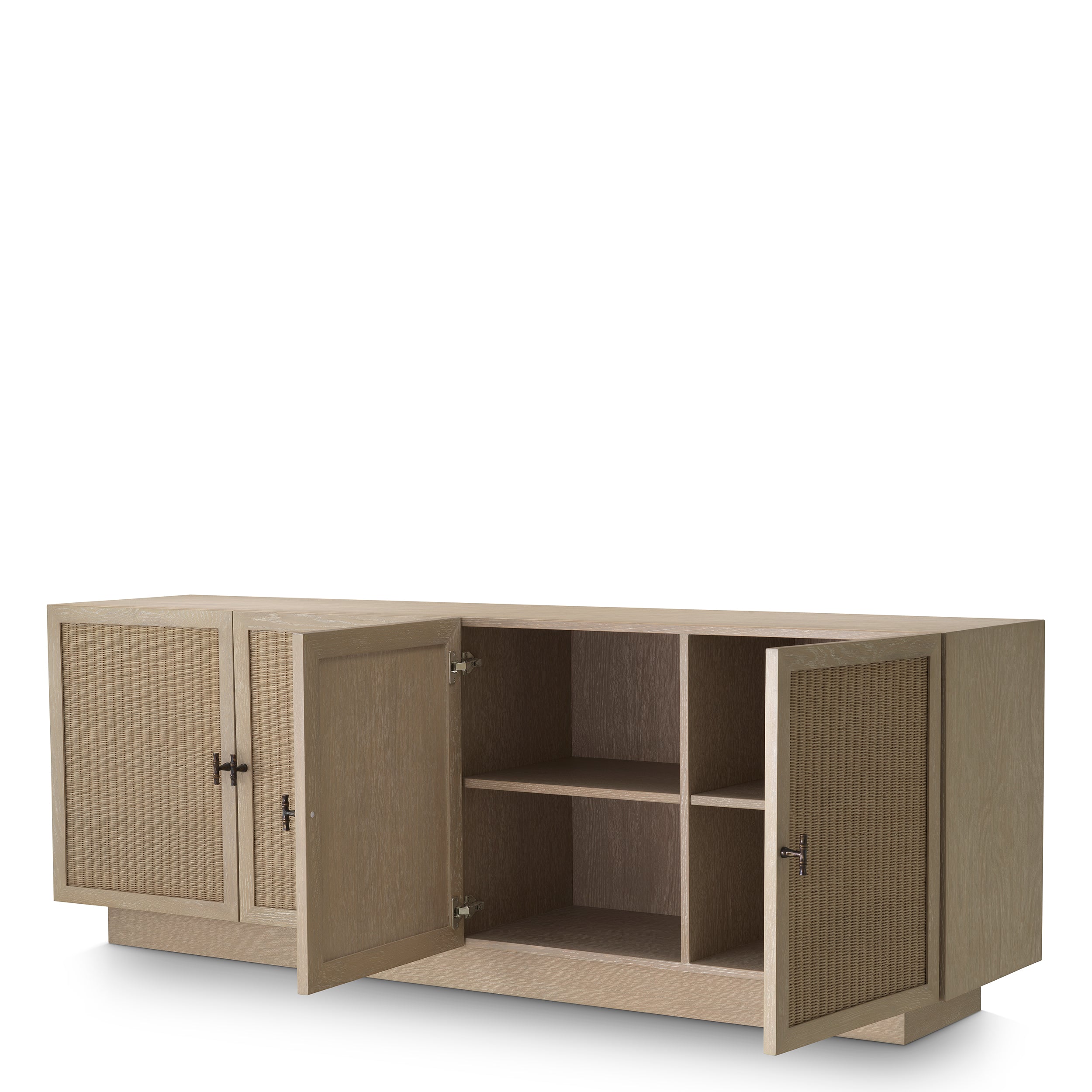 Decoration design en washed oak veneer | Eichholtz Dresser Borchard