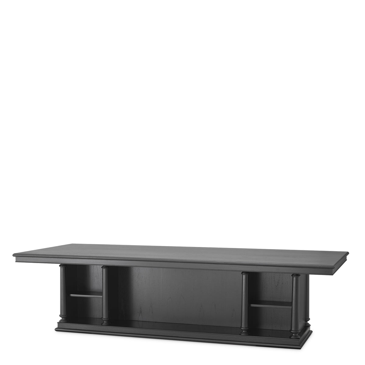 Table salle à manger design en noir veneer | Eichholtz Center Library