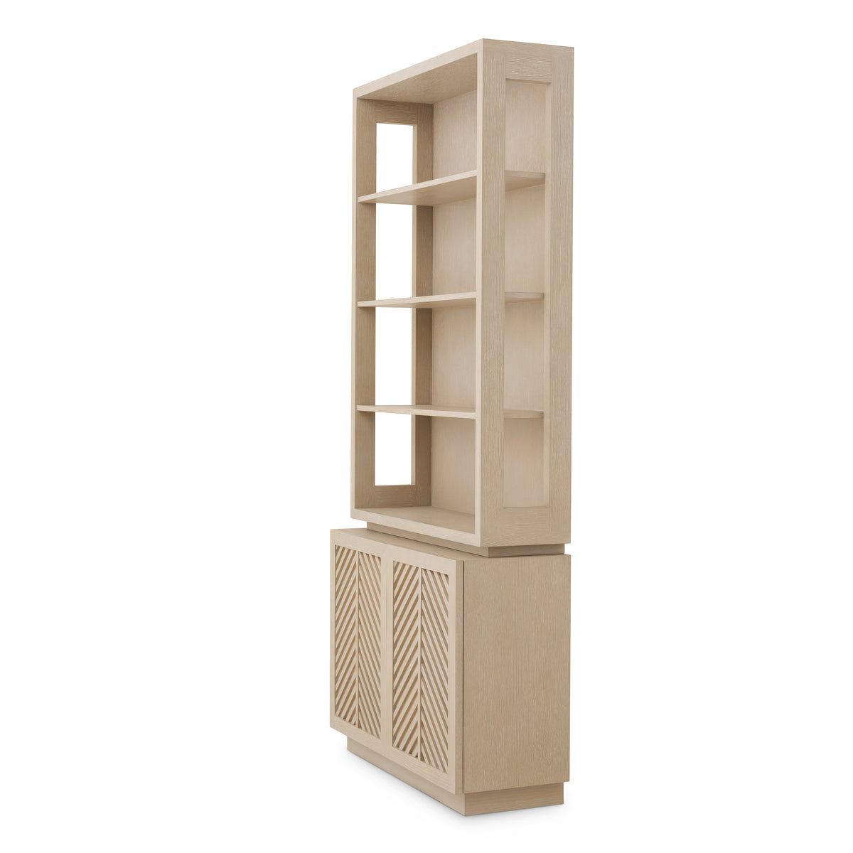 Vitrine design en washed oak veneer | Eichholtz Elvador washed