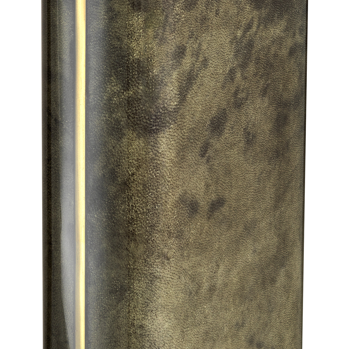 Table d'appoint design en marron leather | Eichholtz Manuel high