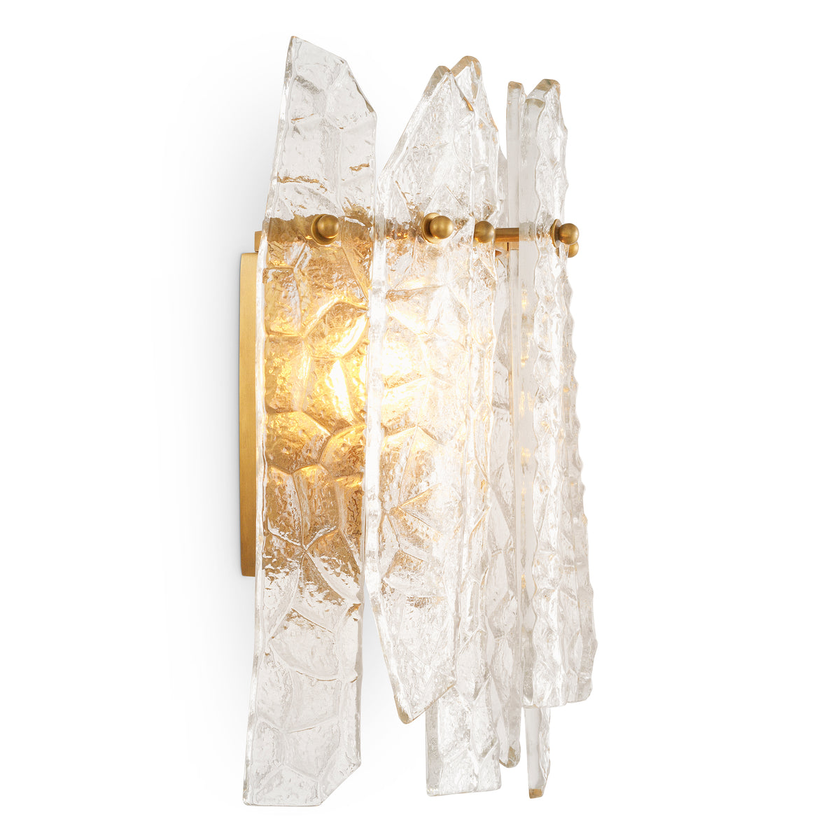 Applique murale design en finition laiton vintage | Eichholtz Prati