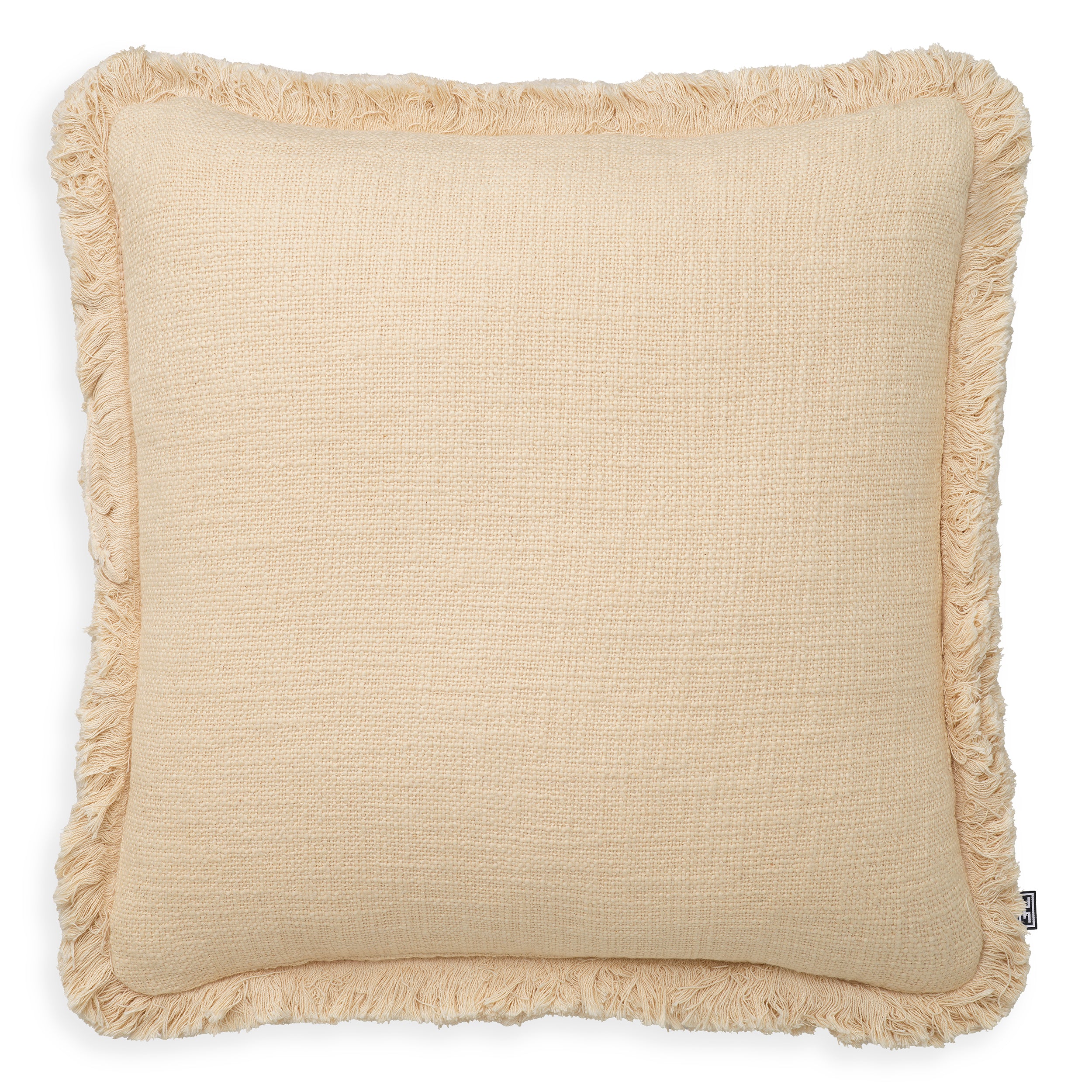 Coussin decoratif luxe en off-blanc | Eichholtz Brogan square