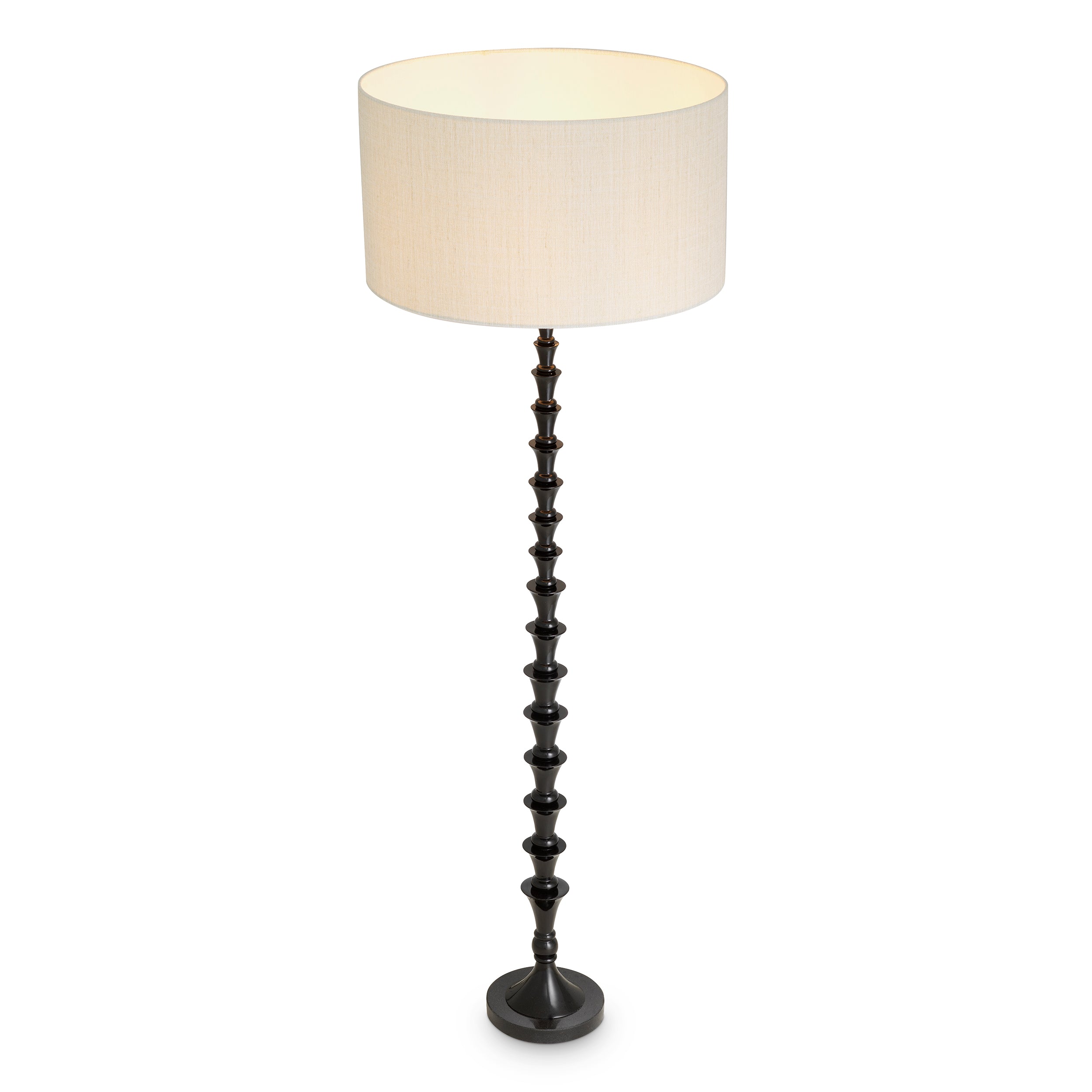 Lampadaire design en piano finition noire | Eichholtz Arabella piano