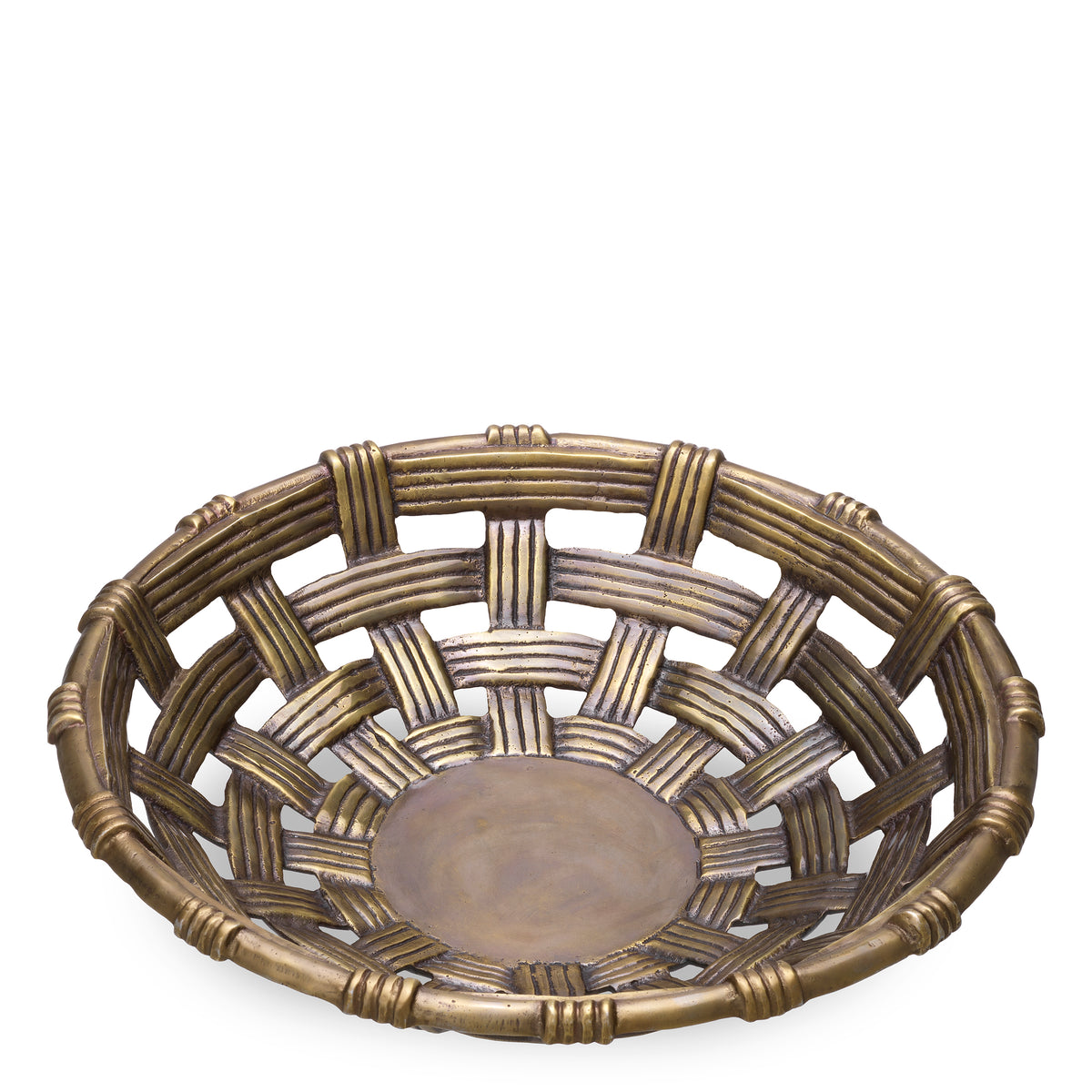Coupe decorative luxe en finition laiton vintage | Eichholtz Arona