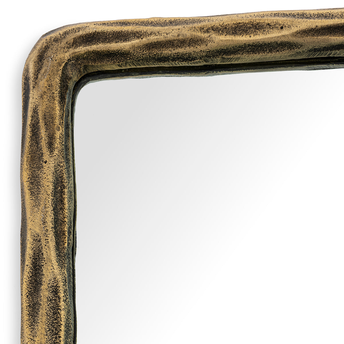Miroir mural design en finition laiton antique | Eichholtz Dalton