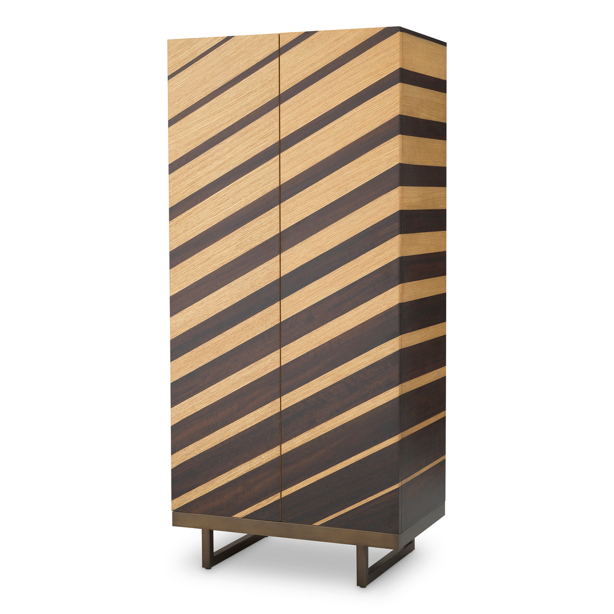Cave a vin design en naturel oak veneer | Eichholtz Wexford