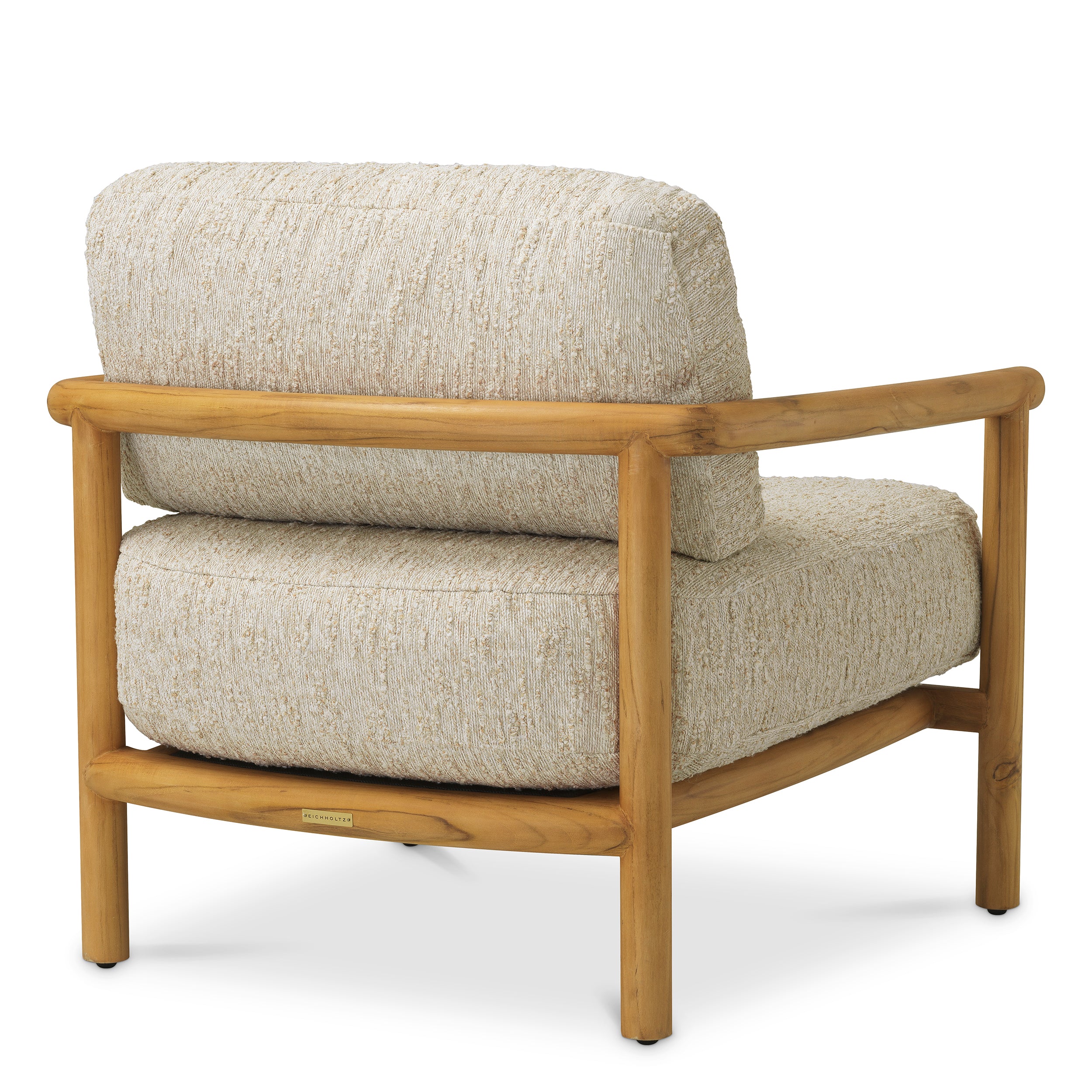 Chaise exterieur design en naturel teak | Eichholtz Ombria