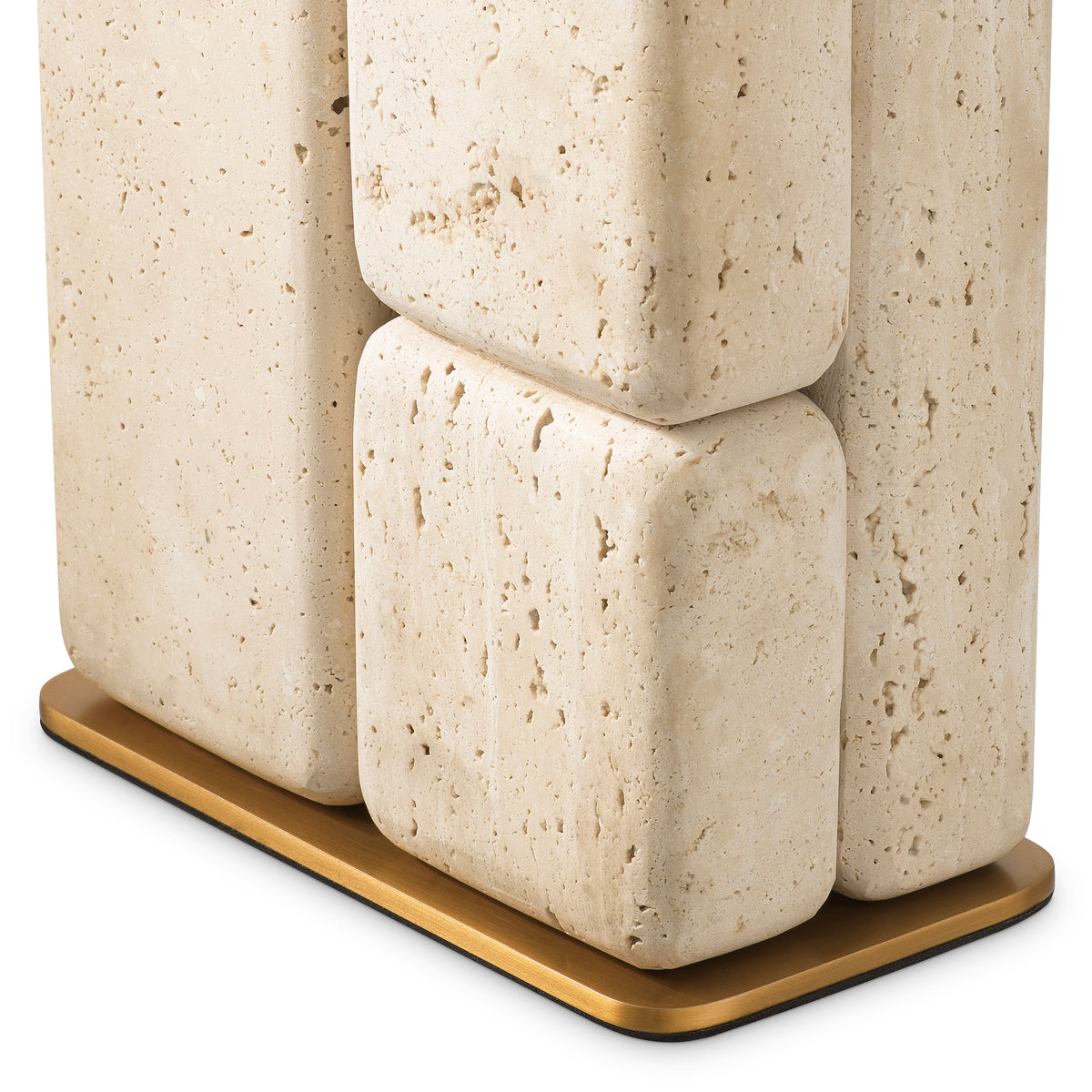 Lampe de table design en travertine | Eichholtz Rathmore travertine