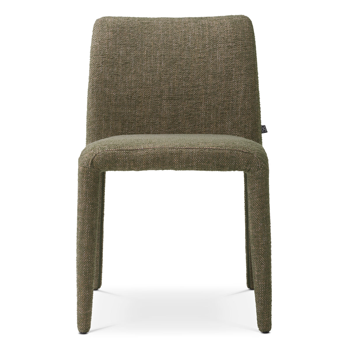 Chaise salle à manger design en renato vert | Eichholtz Leiza renato