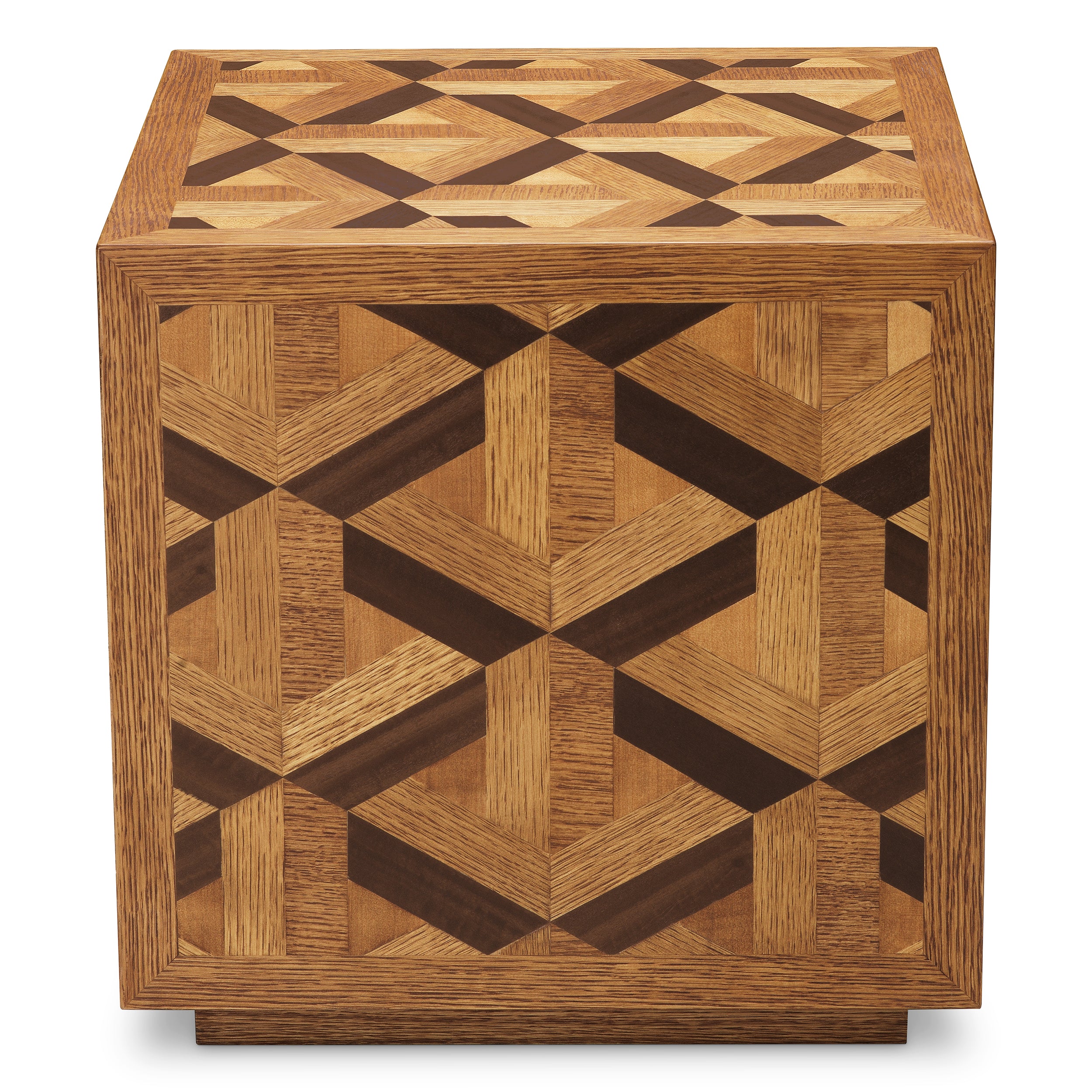 Table d'appoint design en oak veneer | Eichholtz Rubicon oak