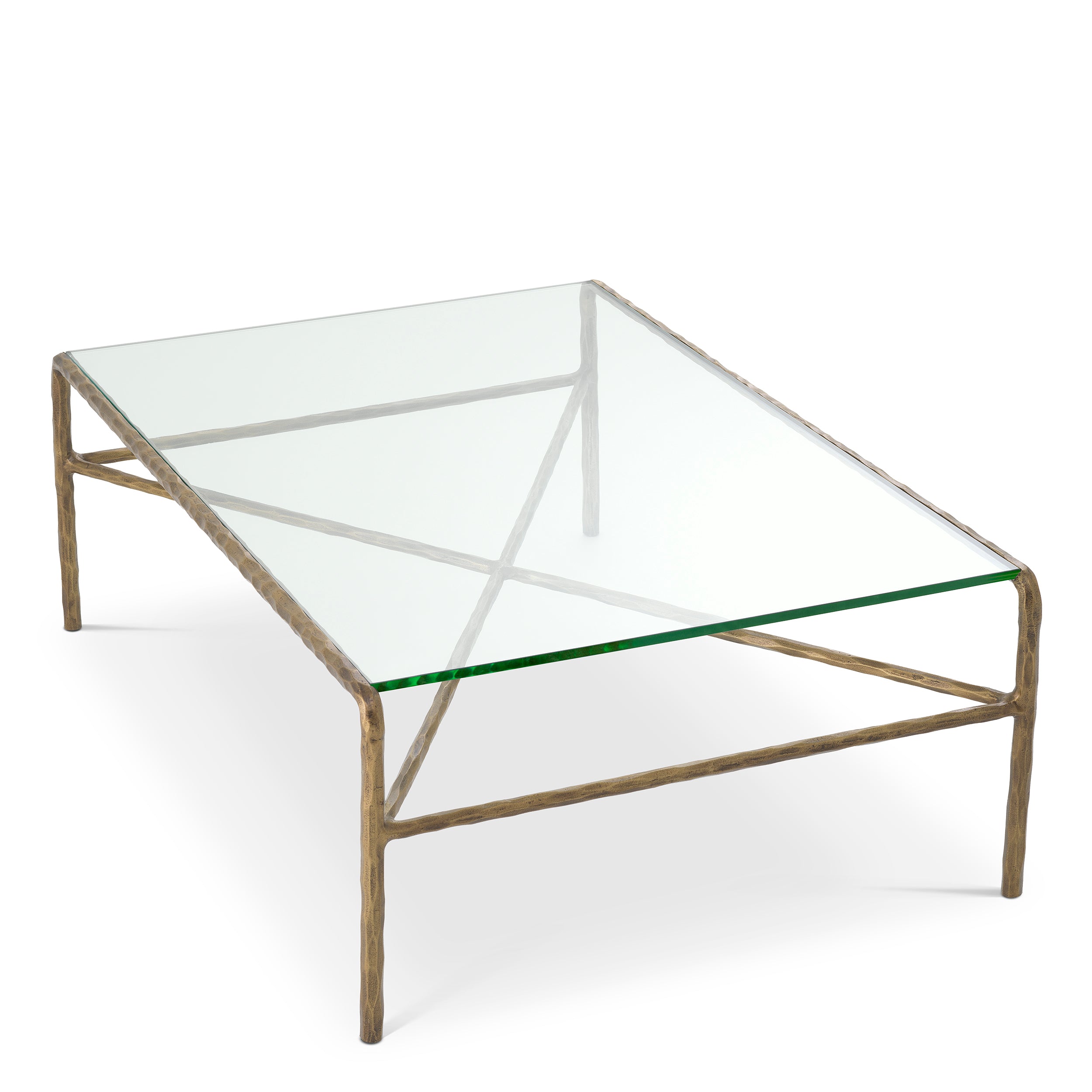 Table basse design en finition laiton vintage | Eichholtz Xandria