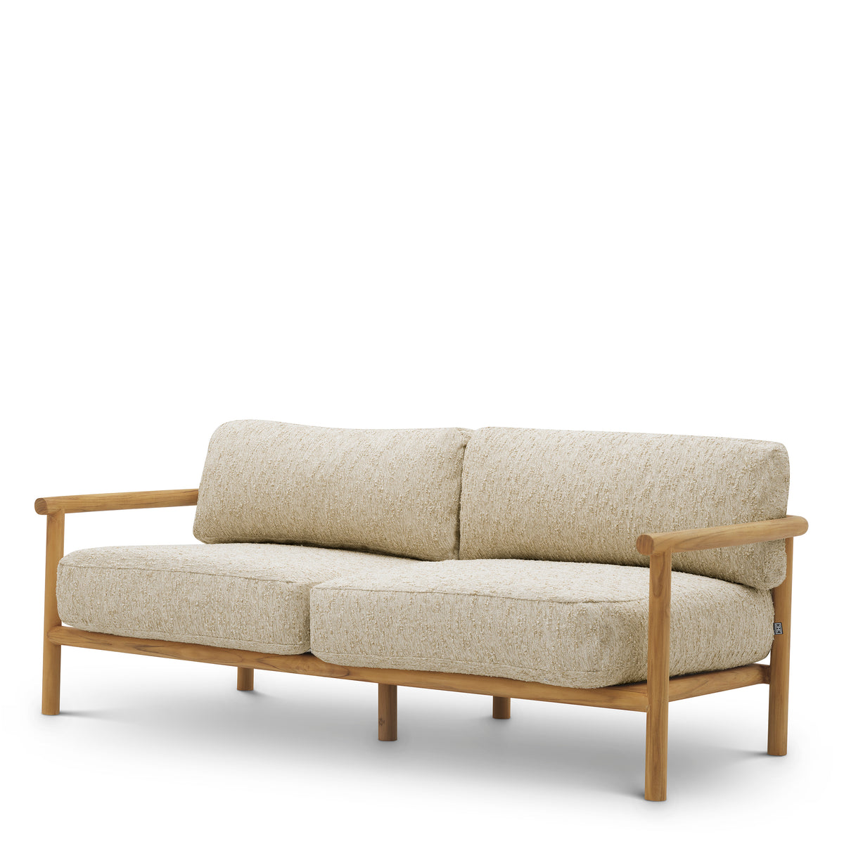 Canape exterieur design en naturel teak | Eichholtz Ombria