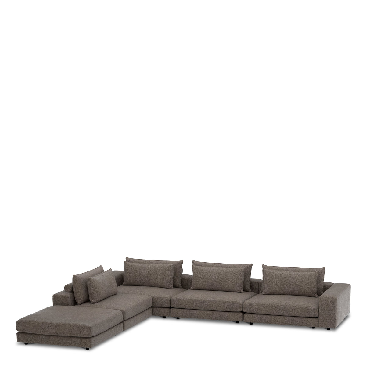 Canapé design haut de gamme en montier dark gris | Eichholtz Club