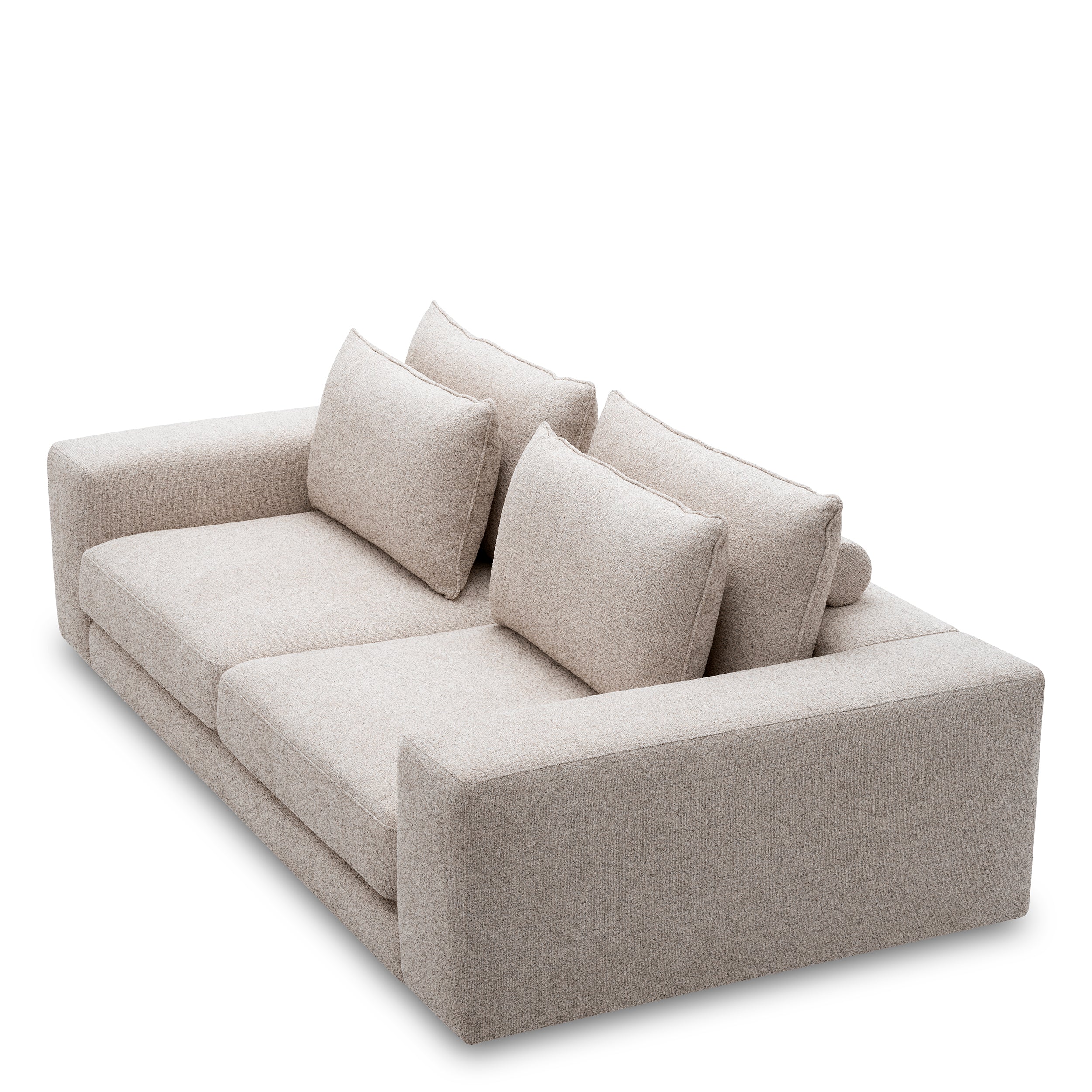Canape design haut de gamme en nuoro greige | Eichholtz Club nuoro