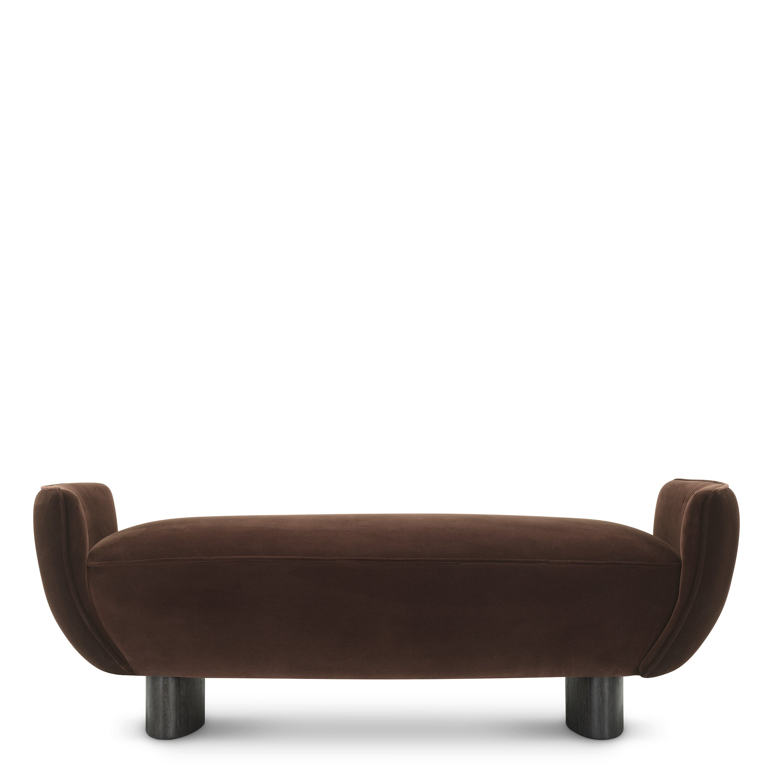 Banquette design en marron velvet | Eichholtz Bench Stirling