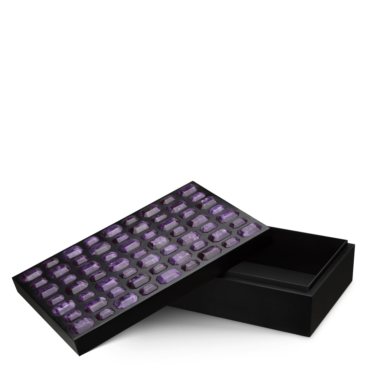 Boite decorative luxe en finition noire | Eichholtz Box Lucida