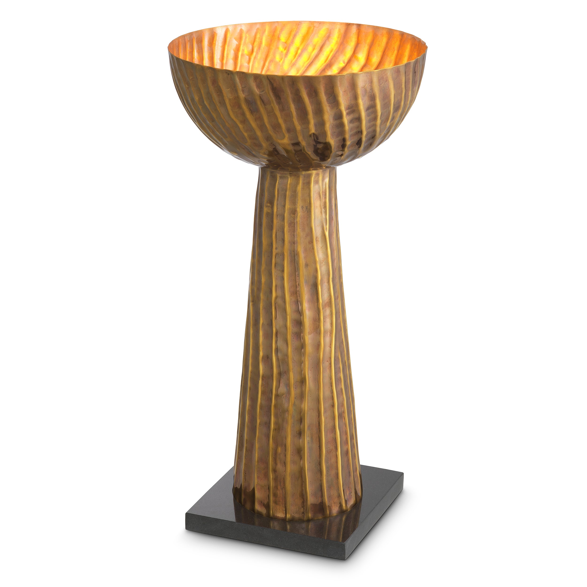 Lampe de table design en finition laiton vintage | Eichholtz Fenwick