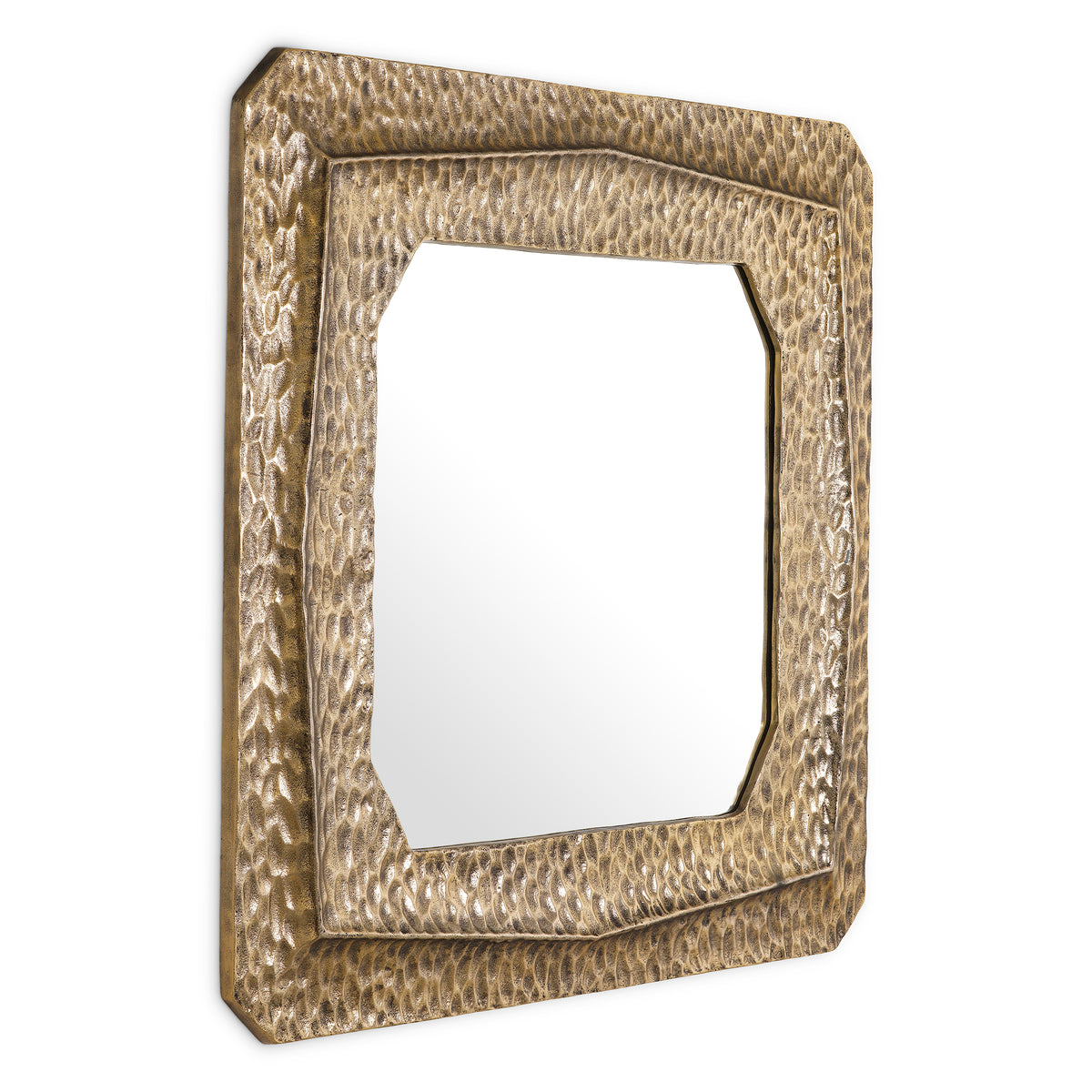 Miroir mural design en finition laiton vintage | Eichholtz Thatcher