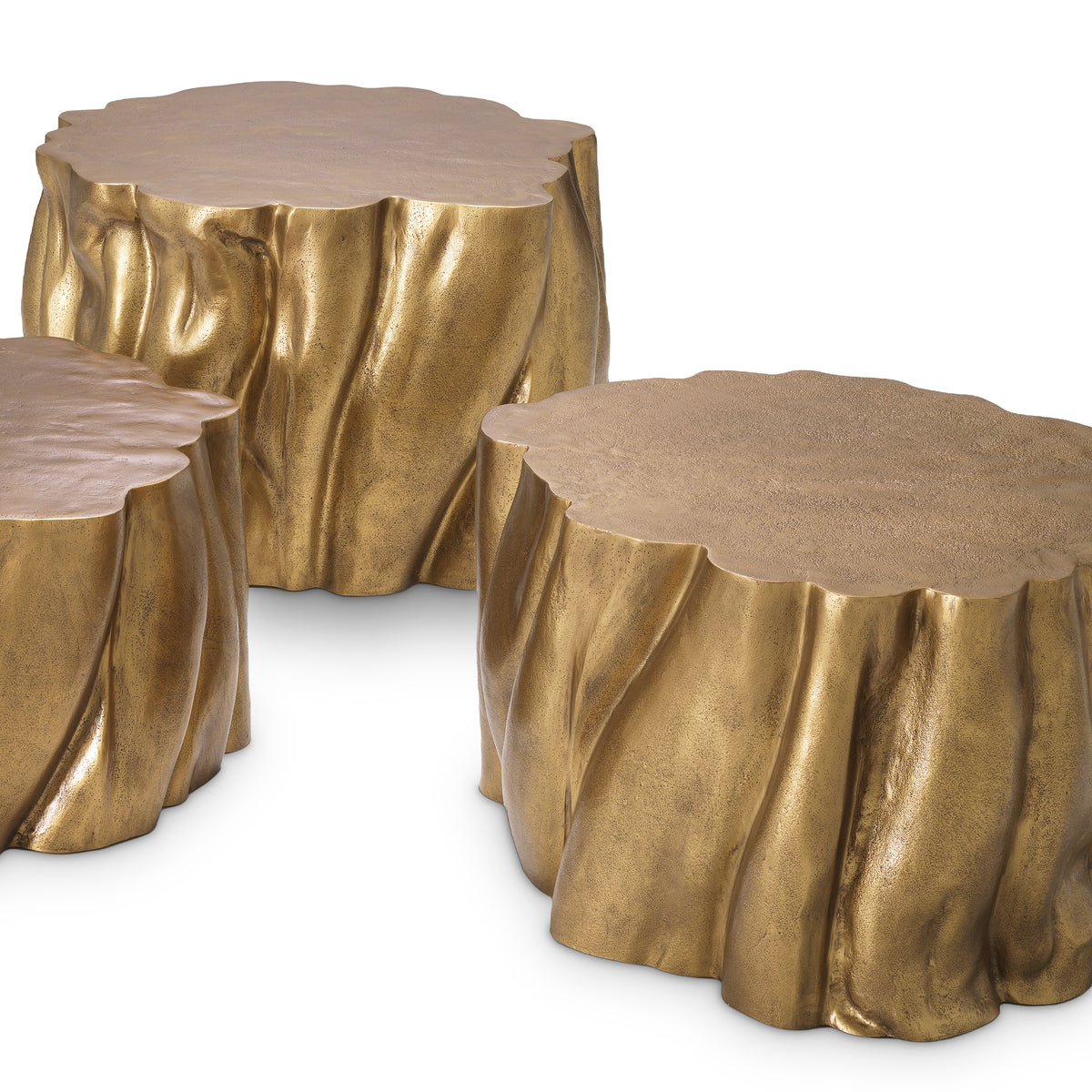 Table basse design en finition laiton vintage | Eichholtz Frederico