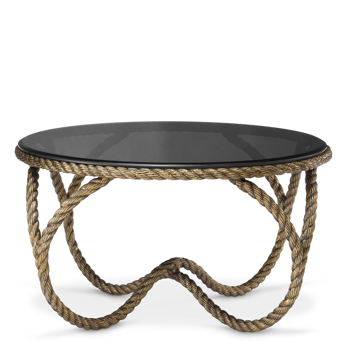 Table basse design en finition laiton antique | Eichholtz Vedra