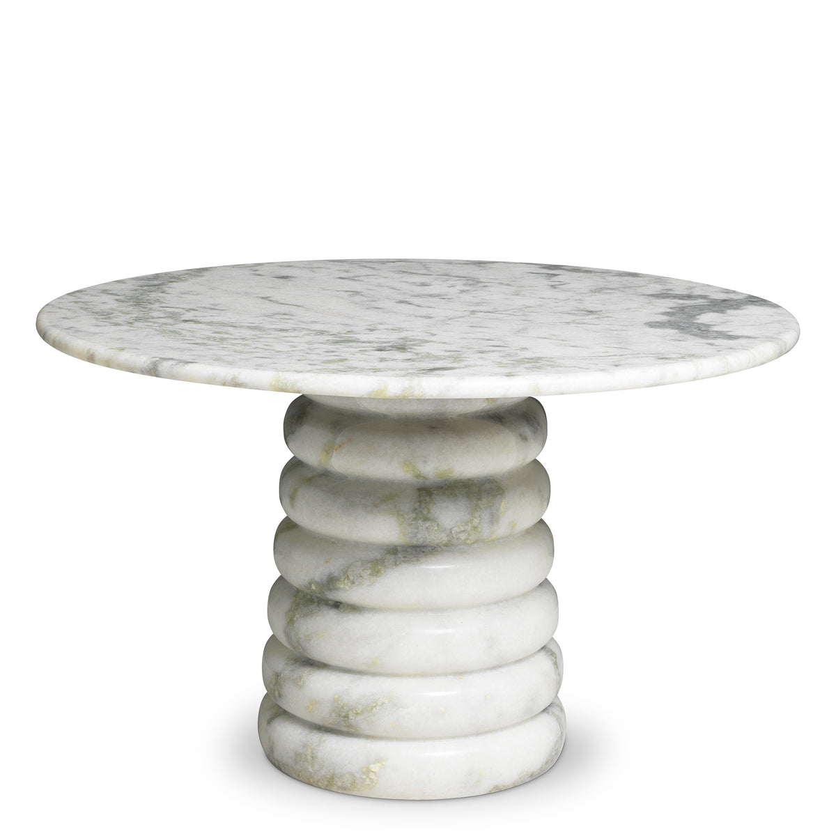 Table basse design en blanc marble | Eichholtz Lerici