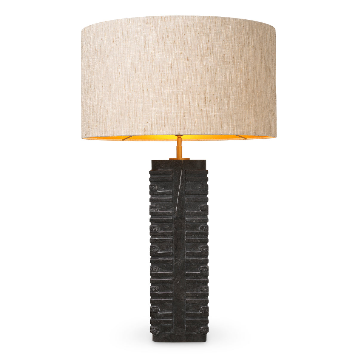 Lampe de table design en dark gris marble | Eichholtz Cong
