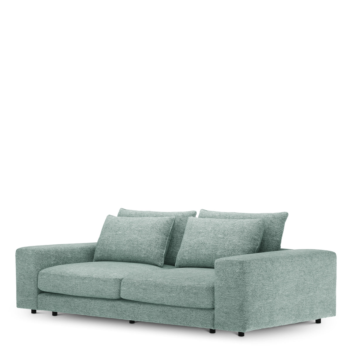 Canapé design haut de gamme en lurano turquoise | Eichholtz Club