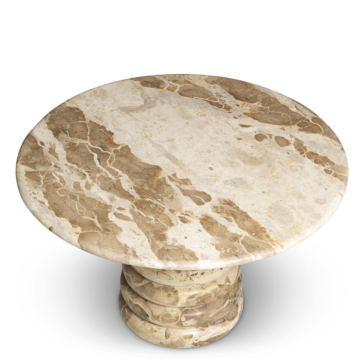 Table basse design en chocolate marble | Eichholtz Lerici chocolate