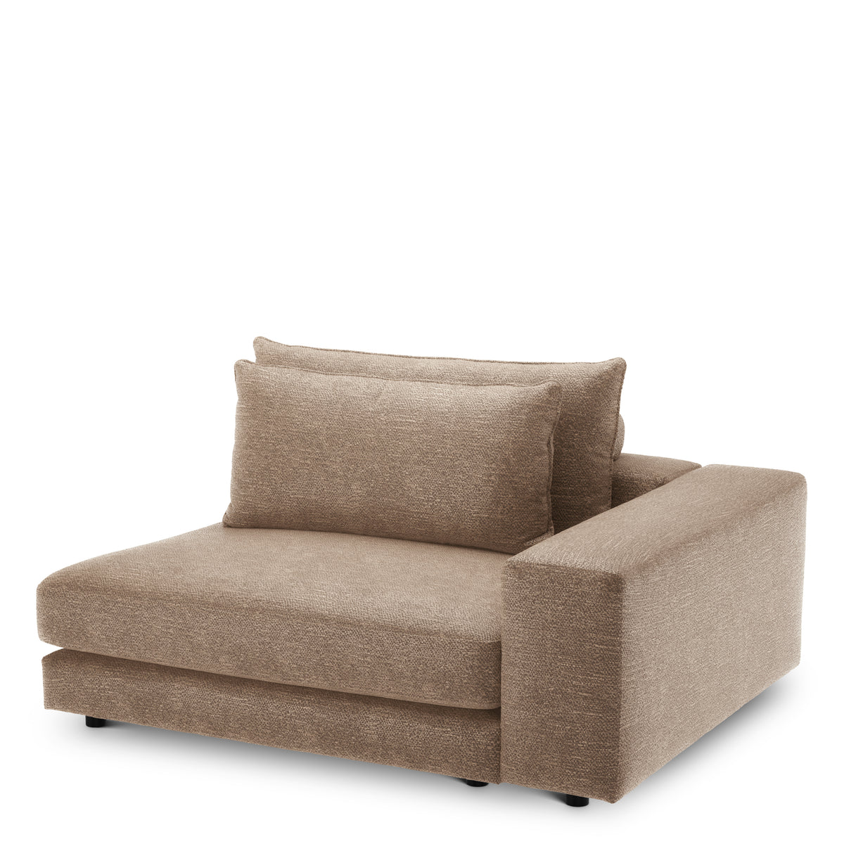 Canapé design haut de gamme en lurano marron | Eichholtz Club