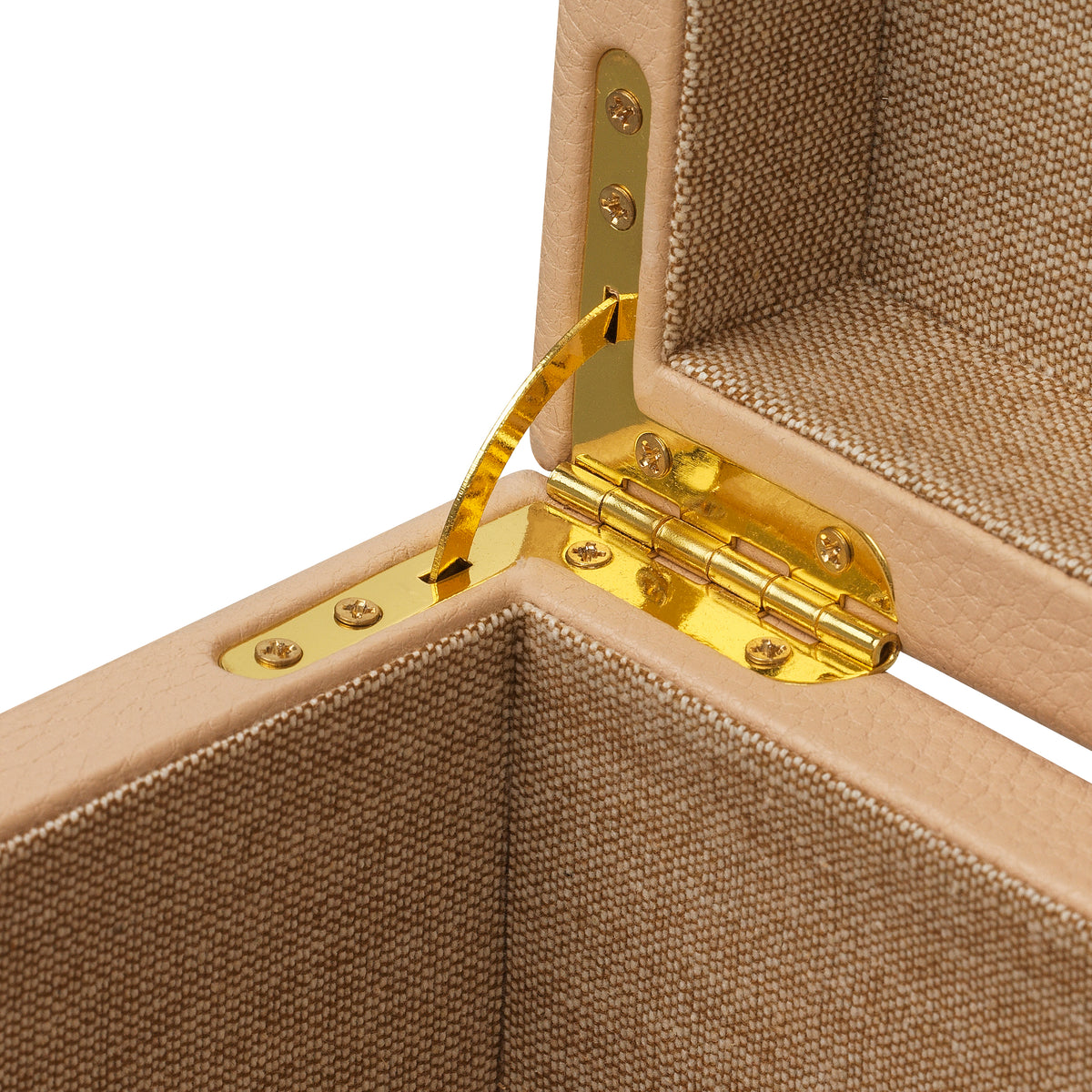 Boite décorative luxe en tan leather | Eichholtz Box Elvane