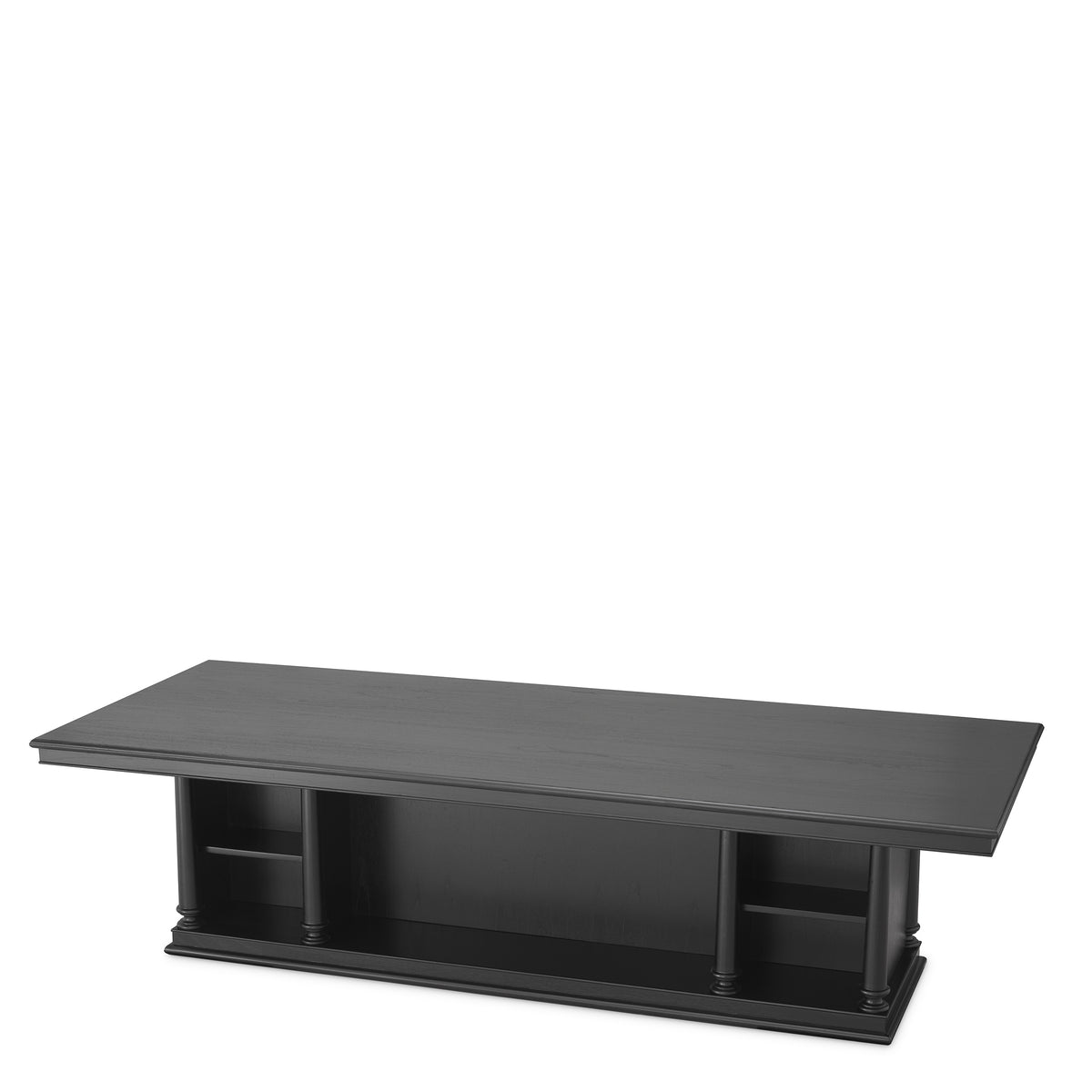 Table salle à manger design en noir veneer | Eichholtz Center Library