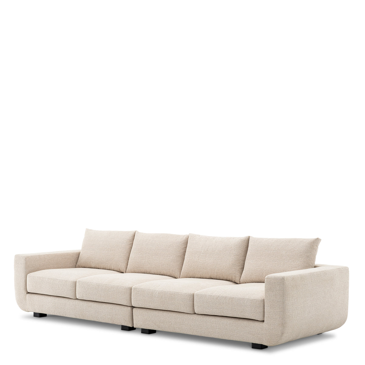 Canape design haut de gamme en nuoro beige | Eichholtz Brighton nuoro