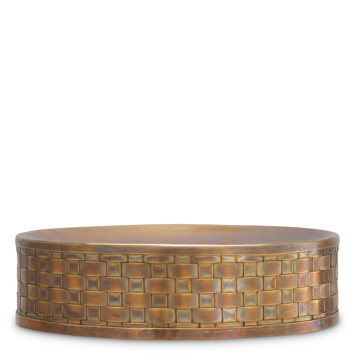 Boite decorative luxe en finition laiton vintage | Eichholtz Lausanne