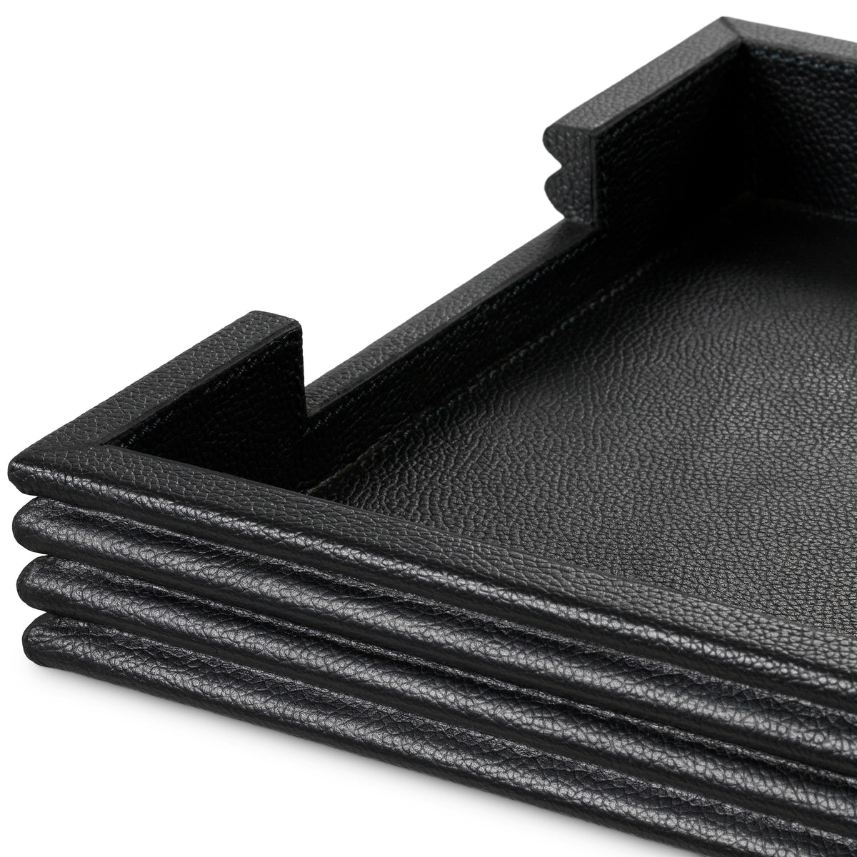 Accessoire décoratif luxe en noir leather | Eichholtz Elvane