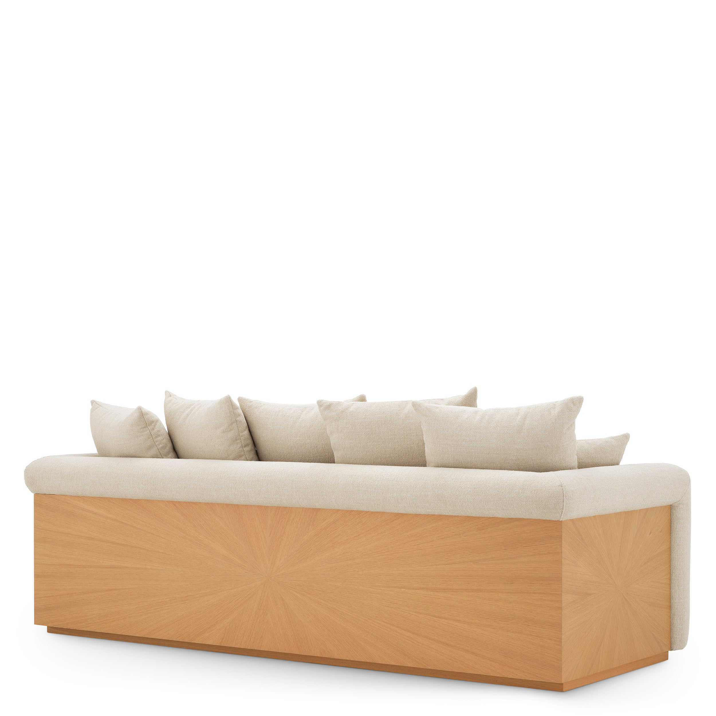 Canape design haut de gamme en naturel oak veneer | Eichholtz Amadeo