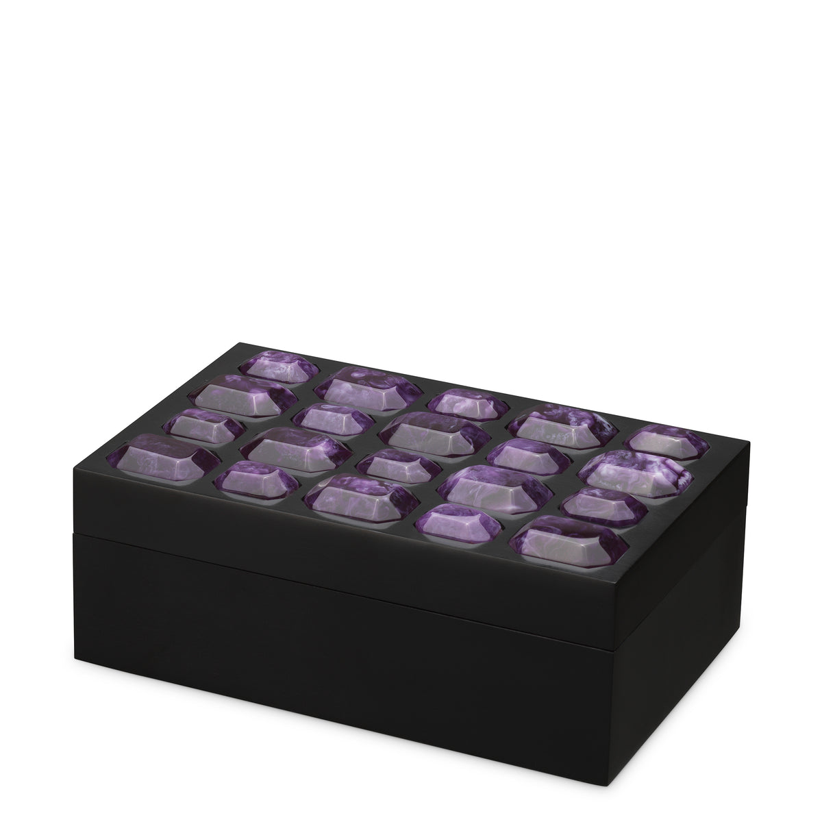 Boite decorative luxe en finition noire | Eichholtz Box Lucida